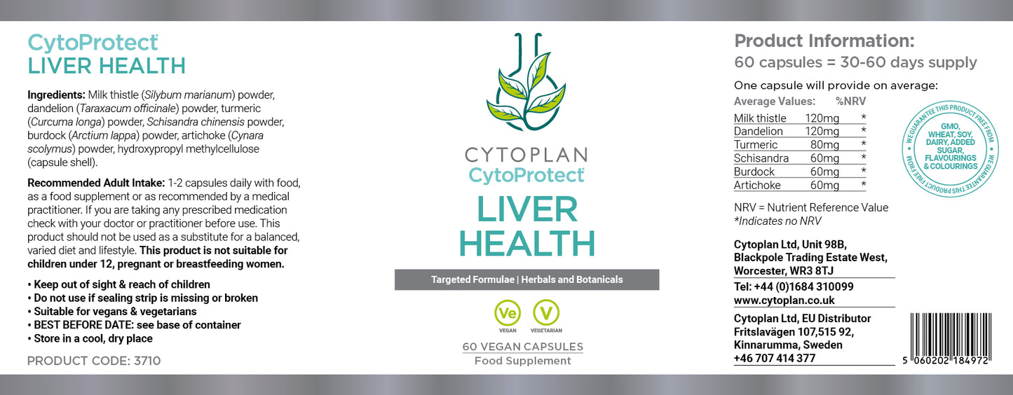 Cytoprotect Liver Health (60 capsules)