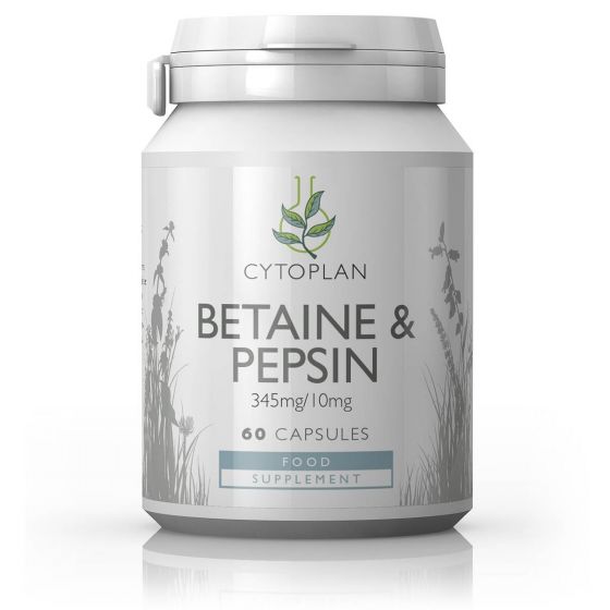 Betaine HCL and Pepsin