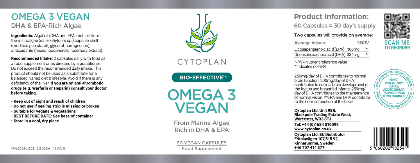 Omega 3 Vegan (60 capsules)