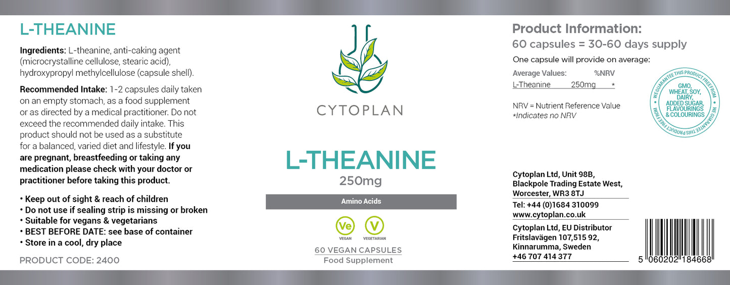 L- Theanine (60 capsules)