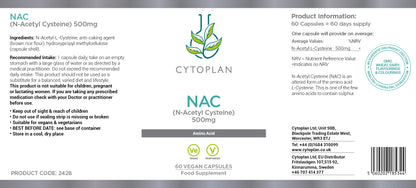 NAC 500mg (60 capsules)