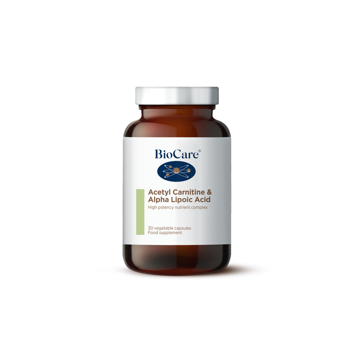 Acetyl carnitine & alpha lipoic acid (30 capsules)