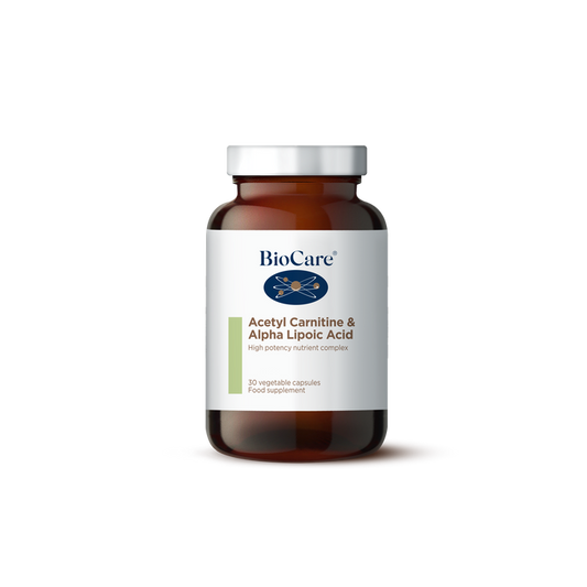 Acetyl carnitine & alpha lipoic acid (30 capsules)