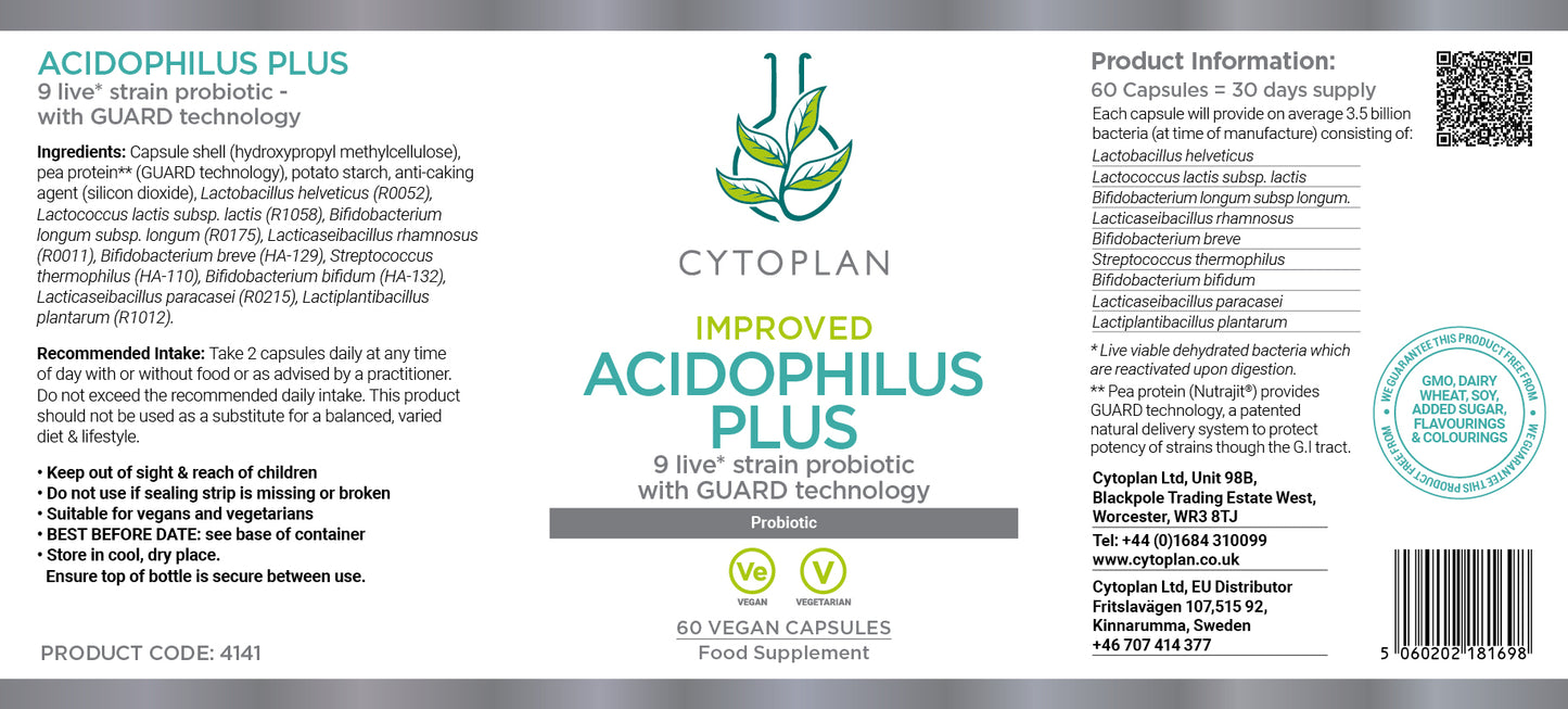 Acidophilus Plus Probiotic (60 capsules)