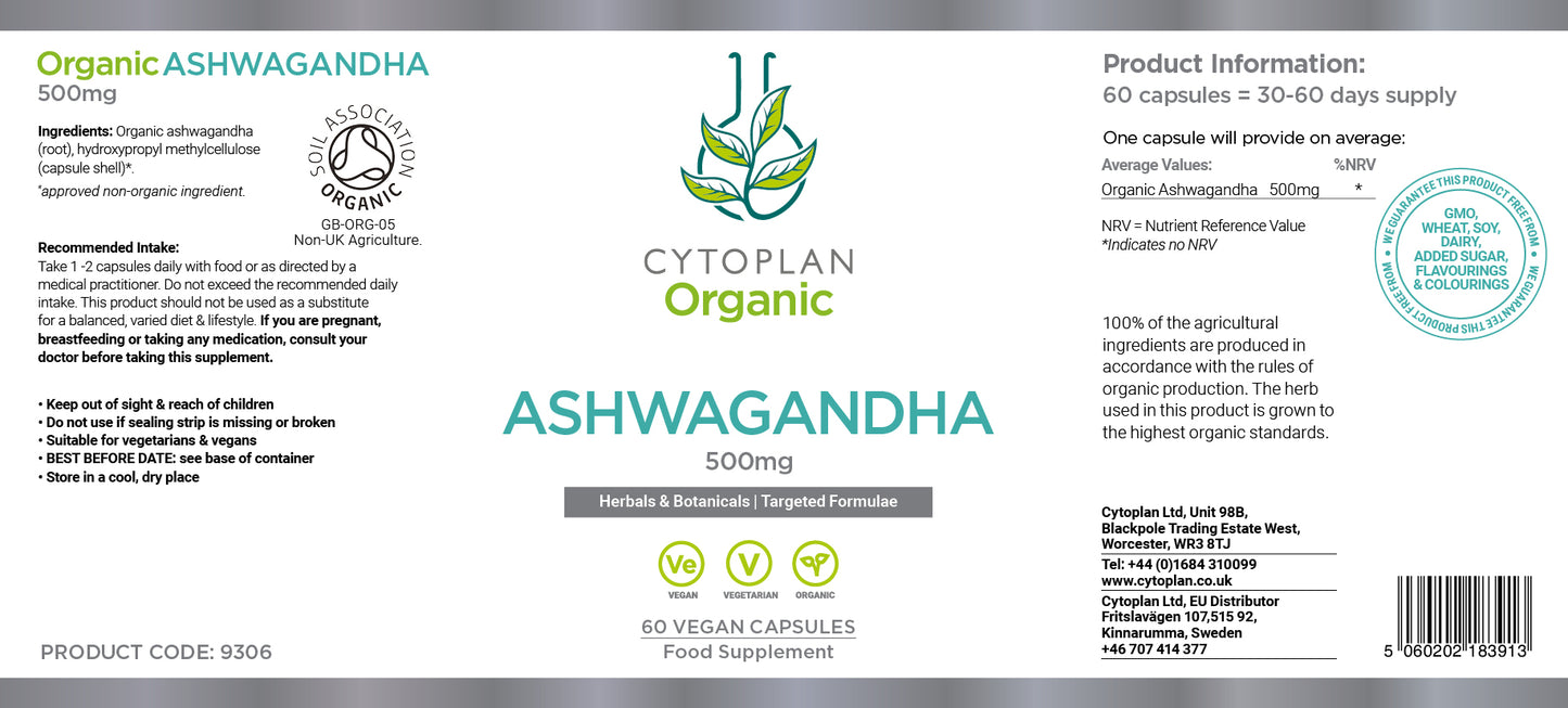 Organic Ashwaganda