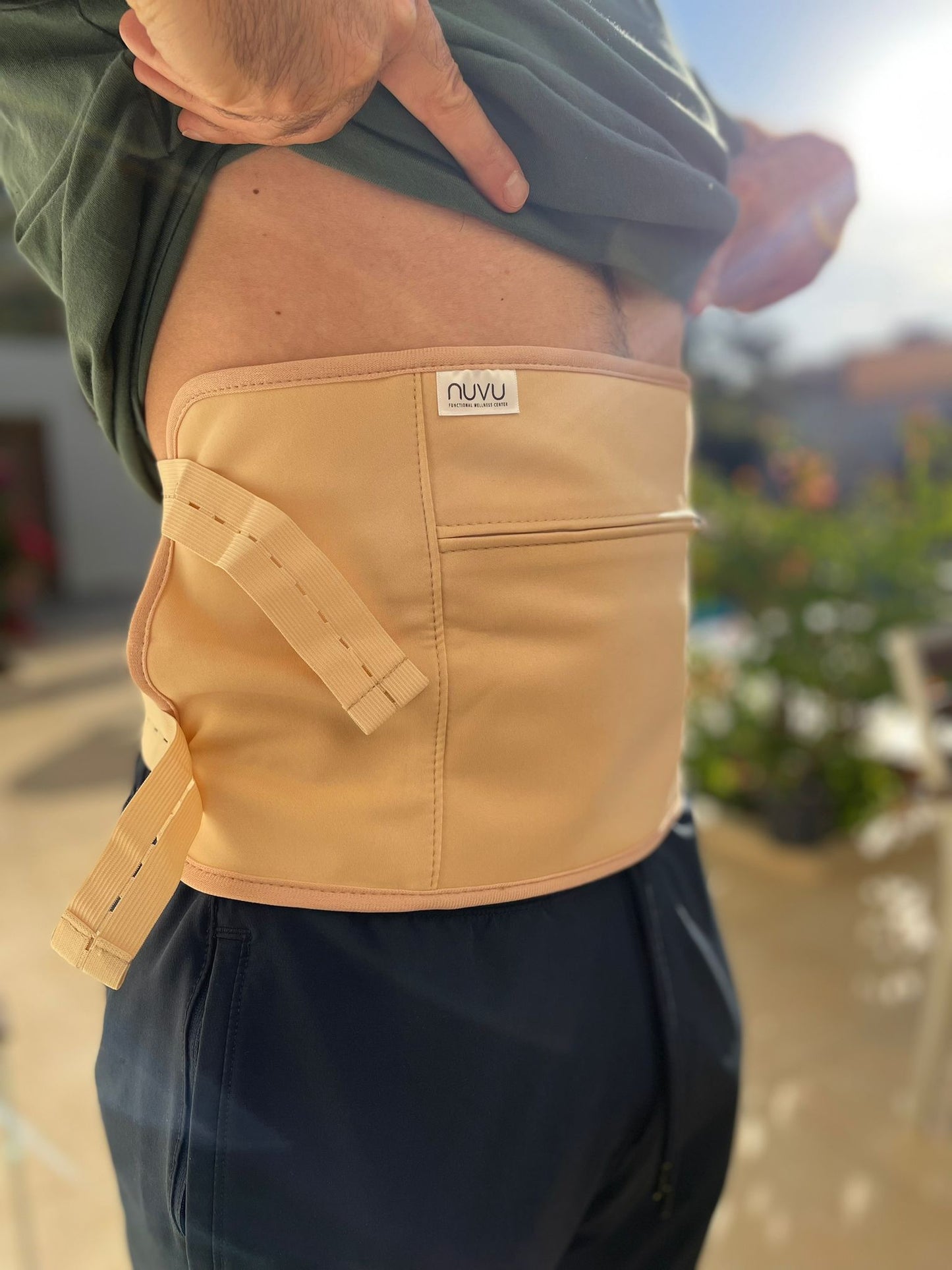 Castor oil wrap